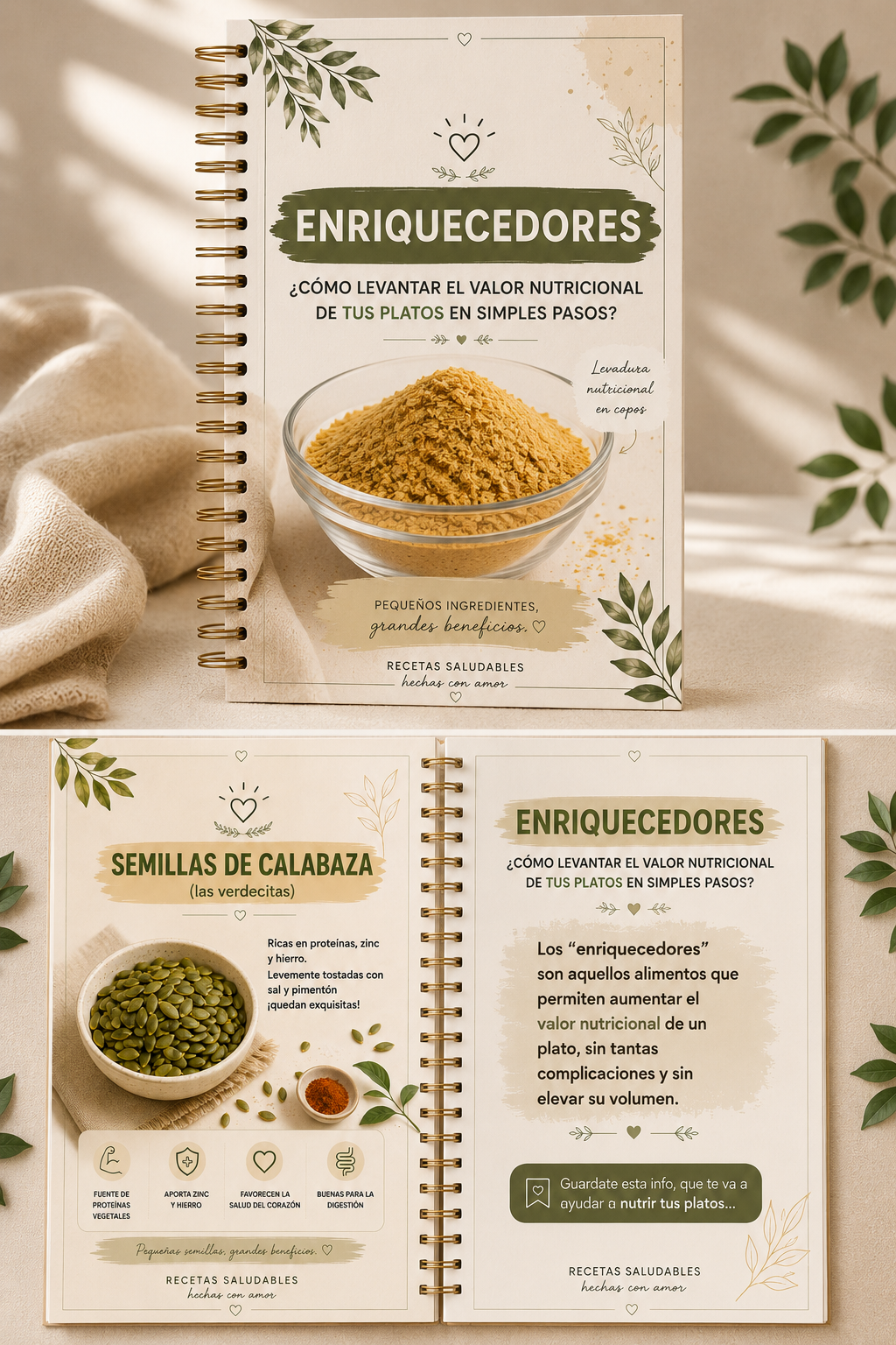 COMBO 2x1 | 50 Recetas Sin Gluten y Sin Azúcar | 2 Ebooks + 2Bonus