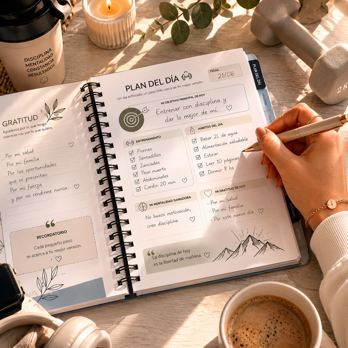 MENTE EN JUEGO Planner de entrenamiento mental para deportistas