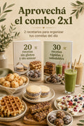COMBO 2x1 | 50 Recetas Sin Gluten y Sin Azúcar | 2 Ebooks + 2 Bonos